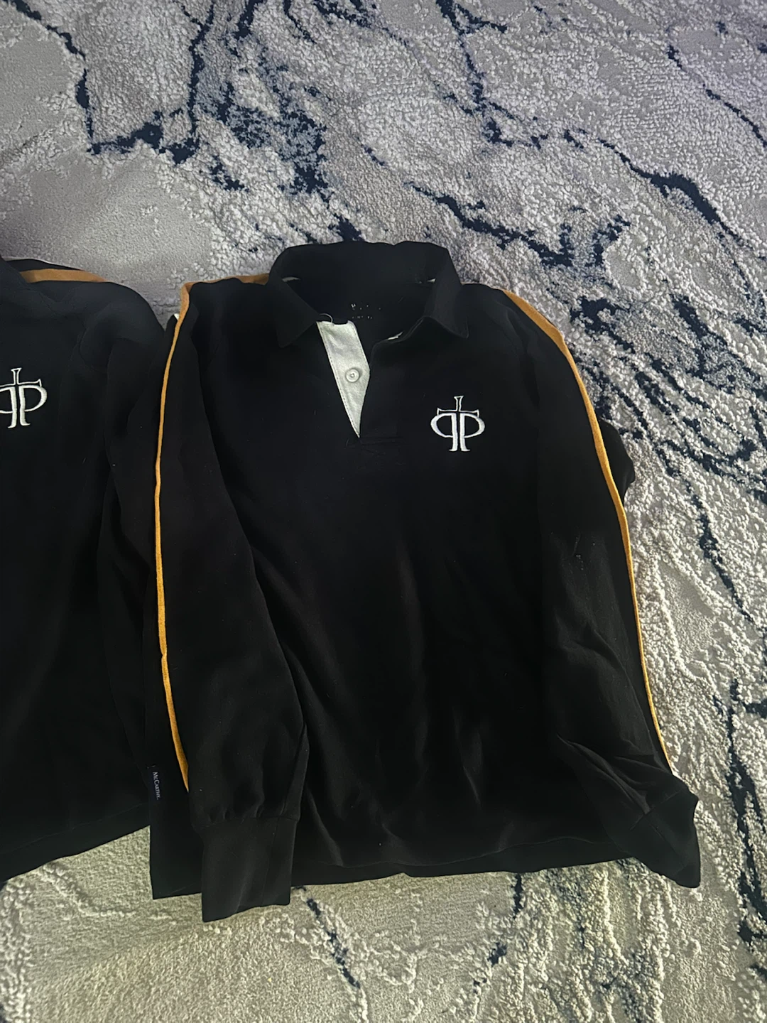 Sale Philip Pocock CS McCarthy Black Rugby Shirts - photo 3