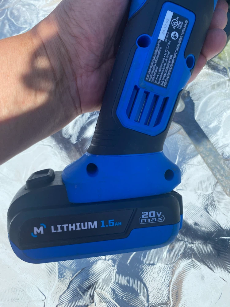 USED ONE RENO 20 VOLT LITHIUM CORDLESS GRINDER - photo 4