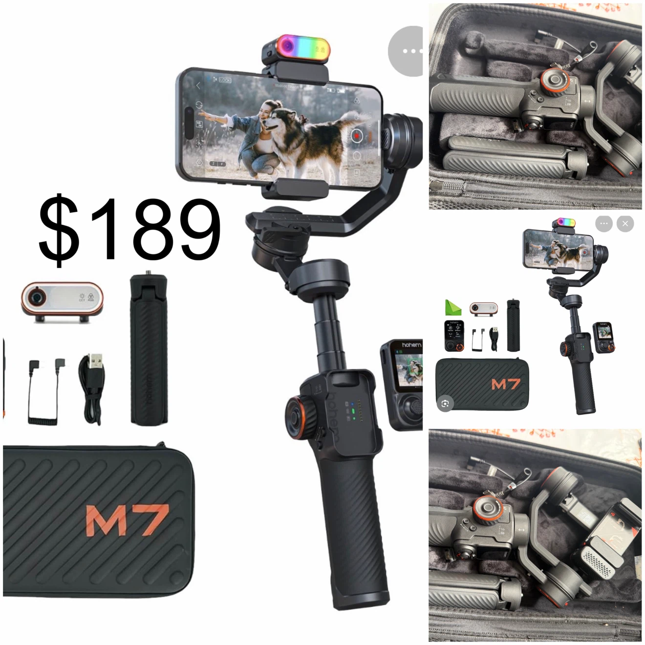 Hohem M7 Gimbal Stabilizer for Smartphone