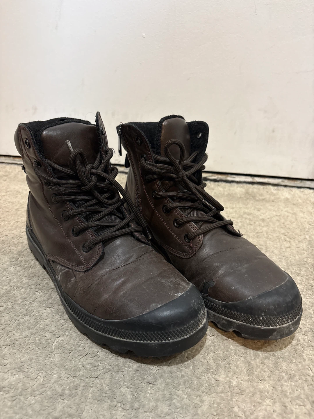Brown Leather Thinsulate Winter Boots