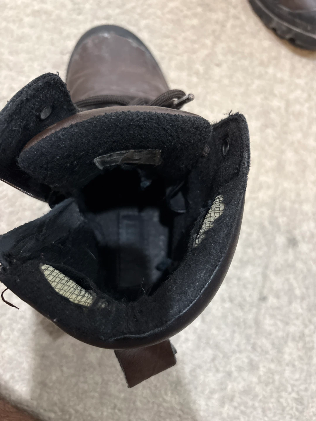 Brown Leather Thinsulate Winter Boots - photo 2