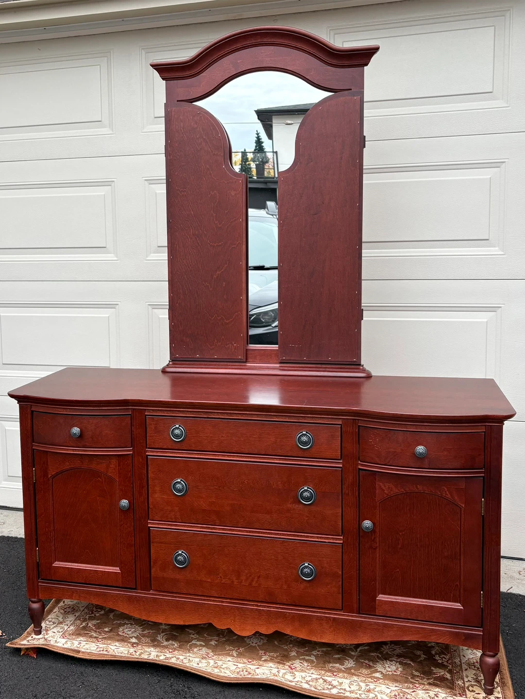 Triple Dresser with Trifold Mirror - photo 2