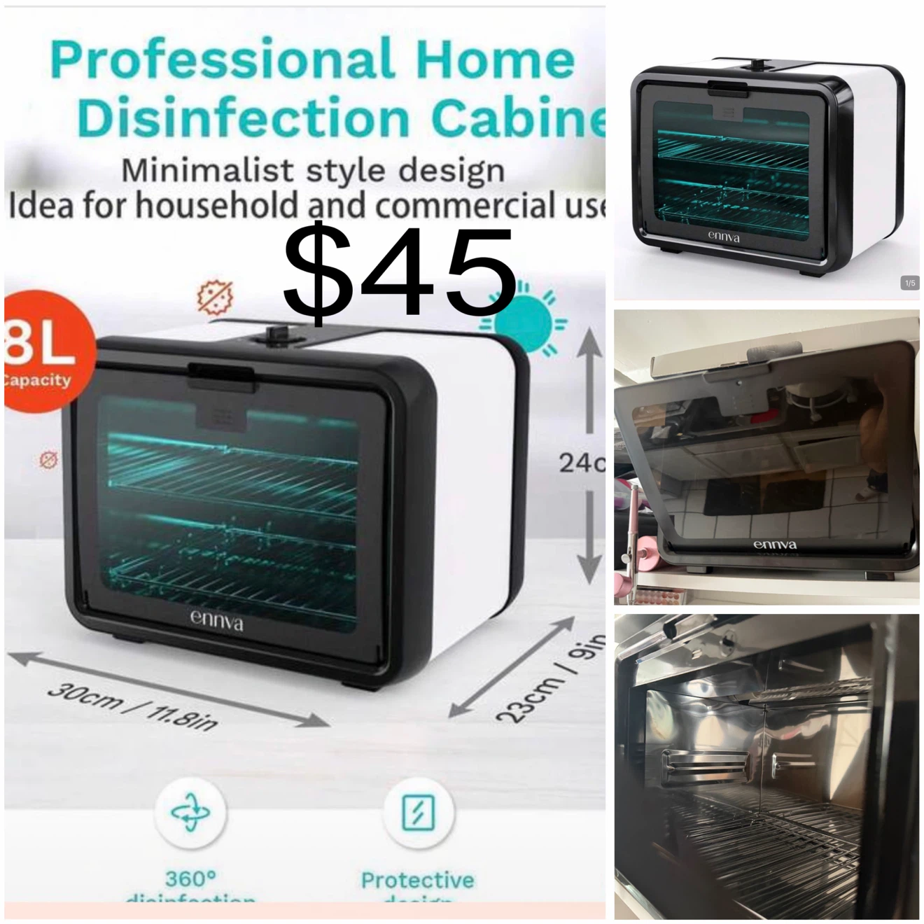 Enva Professional Home Disinfection Cabinet 8L