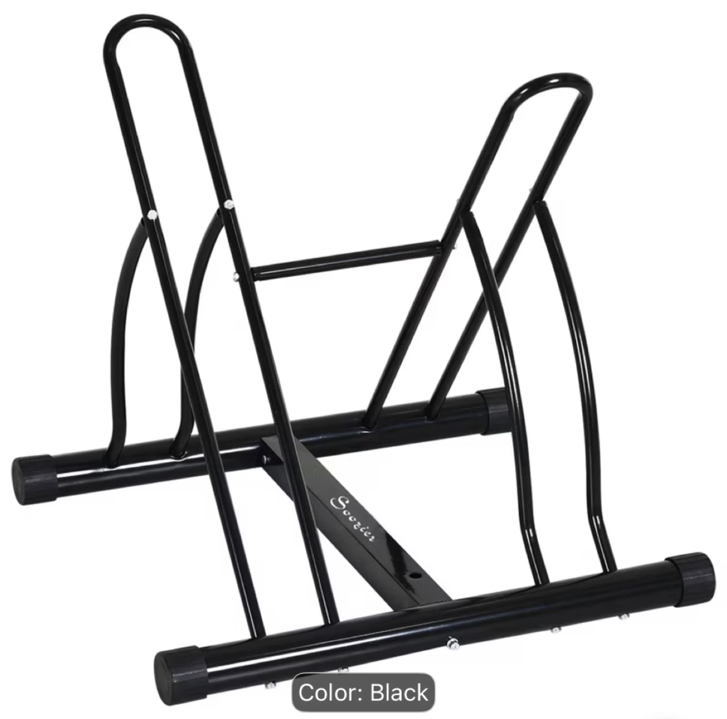 2 Bike Rack Bicycle Floor Stand Bike Parking Garage - photo 4