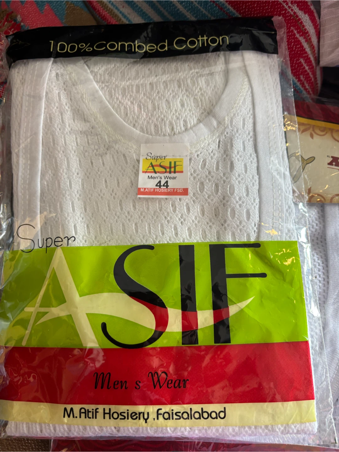 Super ASIF Men's Wear Tank Top - Size 44