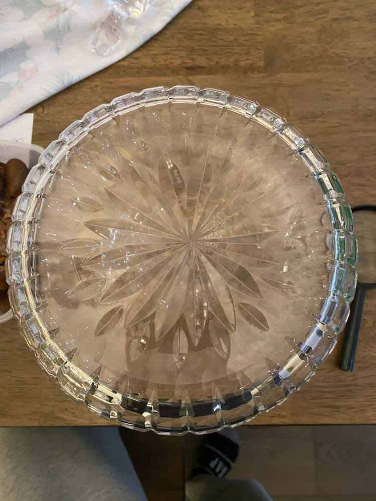 Vintage Crystal Glass Dish - photo 2