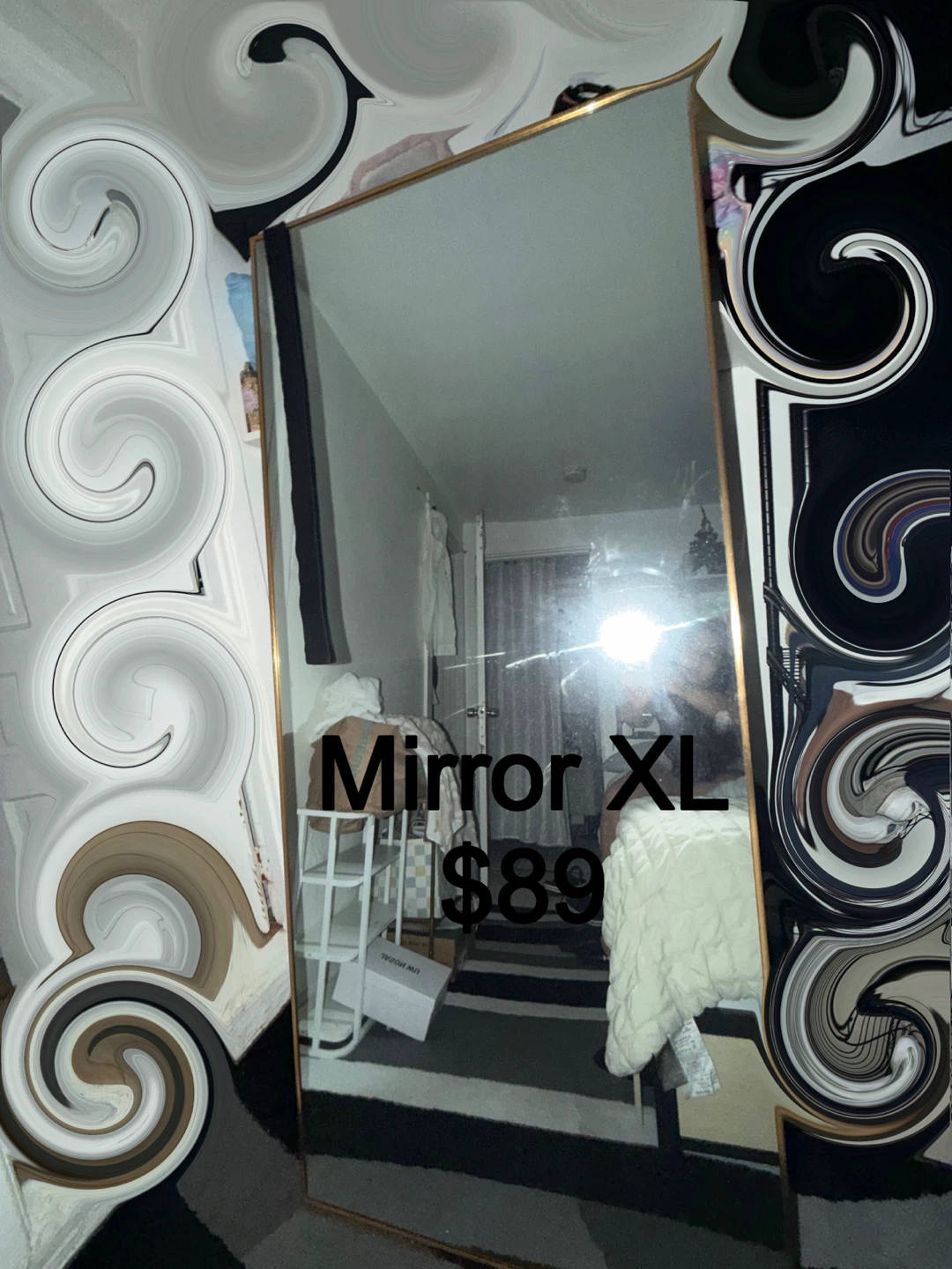 Full Length Gold Mirror - 32" x 71"