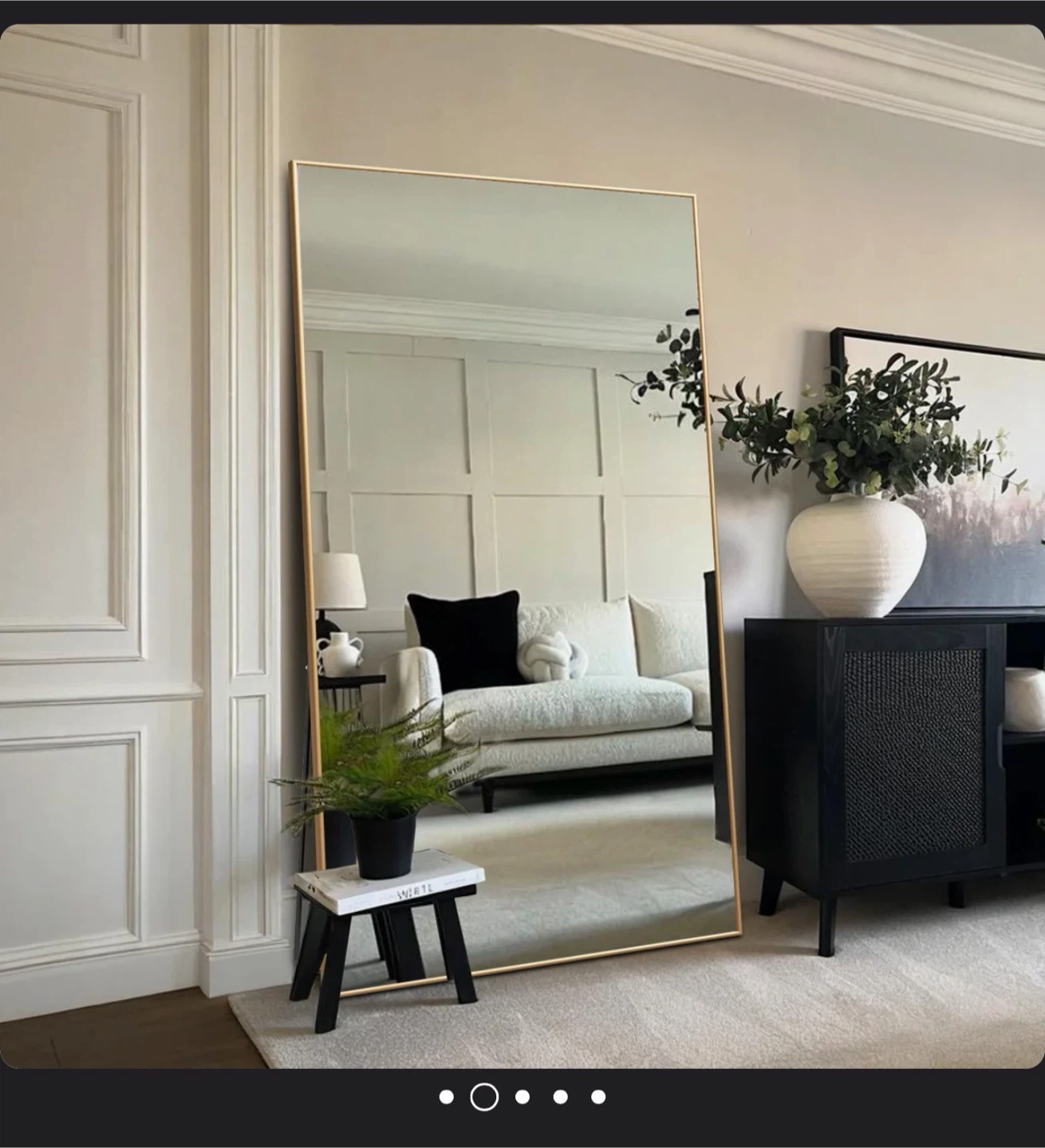 Full Length Gold Mirror - 32" x 71" - photo 4