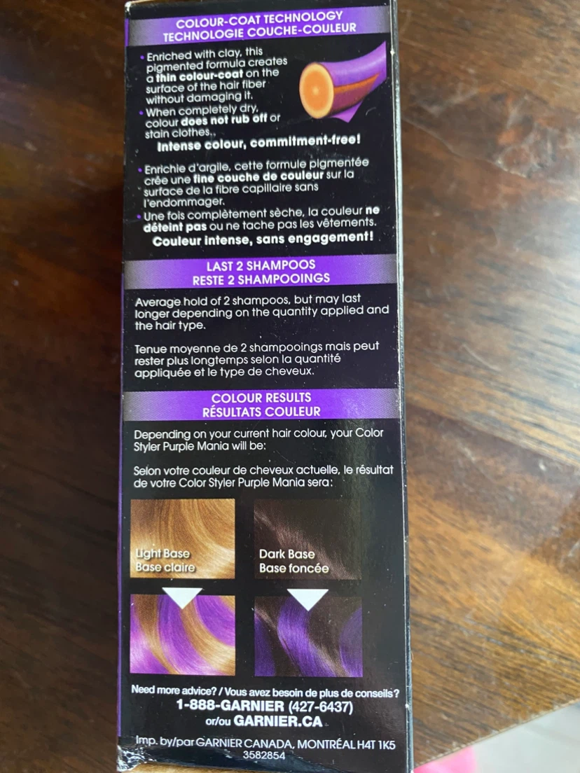 Garnier Color Styler Purple Mania Hair Colour - photo 2