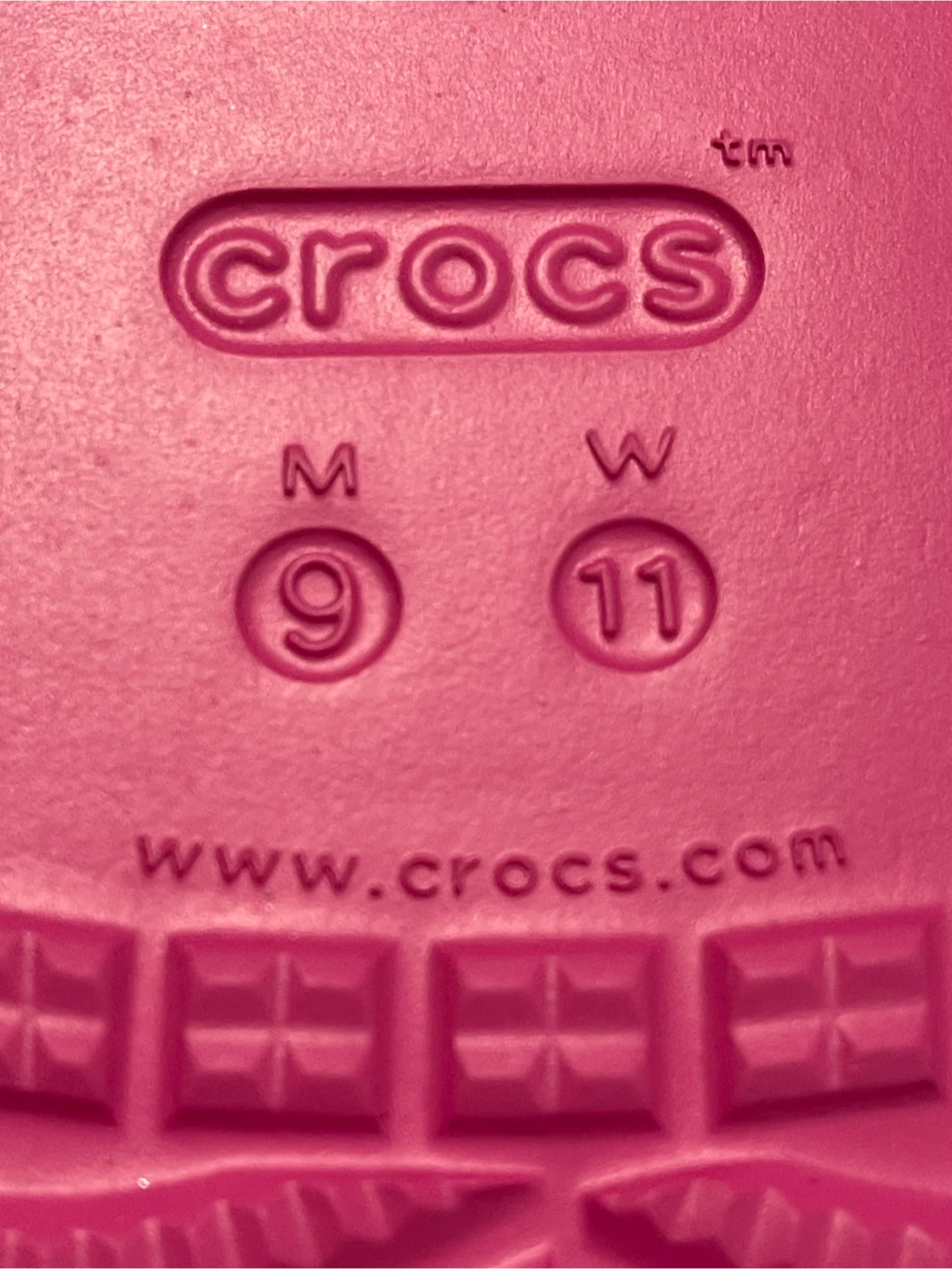Crocs pink slides New  M9/W11 - photo 4