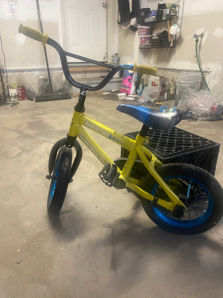 Yellow BMX Bike