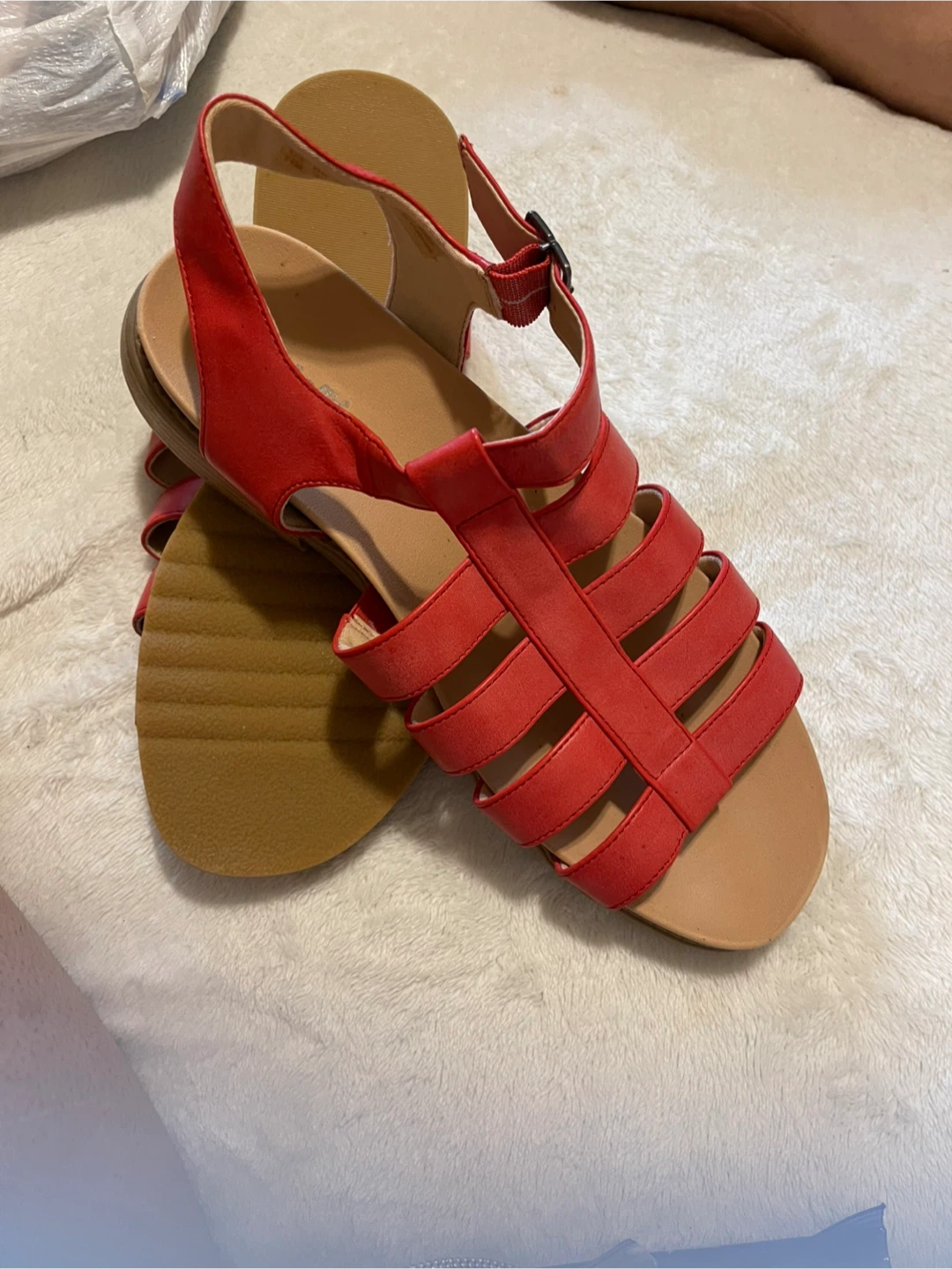 Dr. Scholl's Red Gladiator Sandals size 11 women’s - photo 4