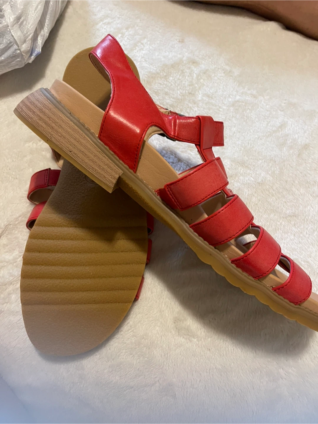 Dr. Scholl's Red Gladiator Sandals size 11 women’s - photo 5