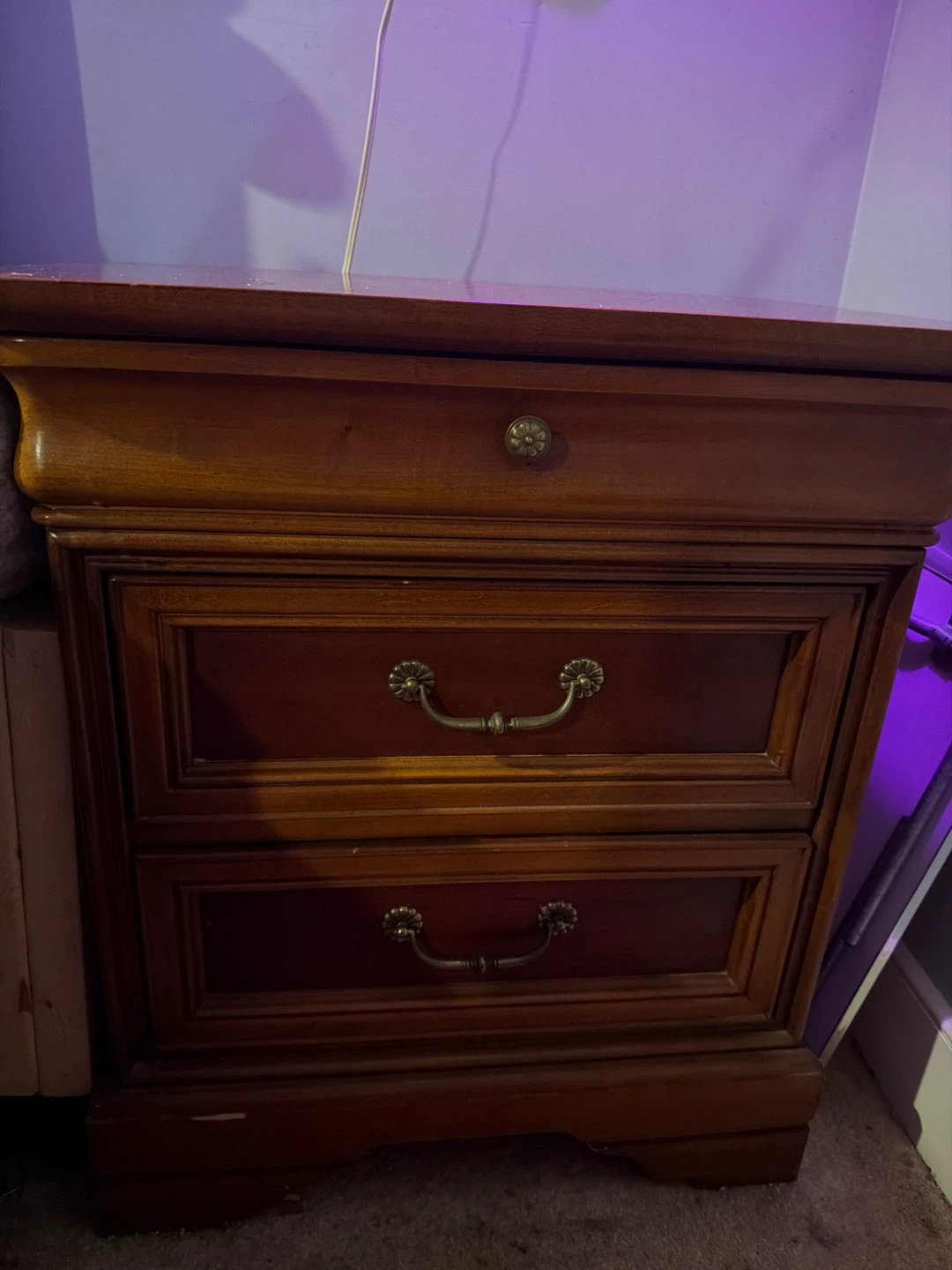 Lexington Vintage Pair of Traditional Wooden Bedside Tables - photo 2