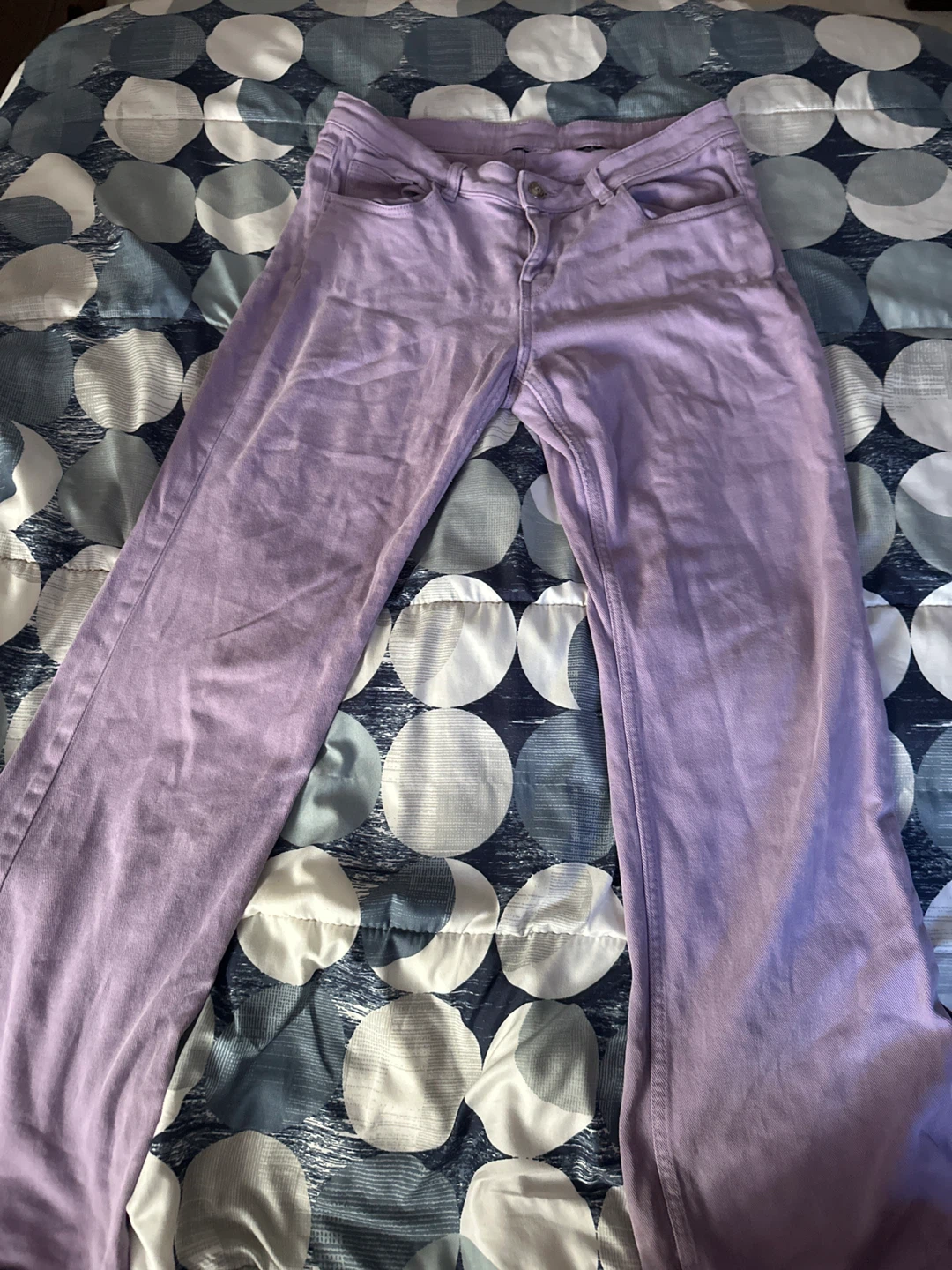 Purple H&M  flare leg jeans