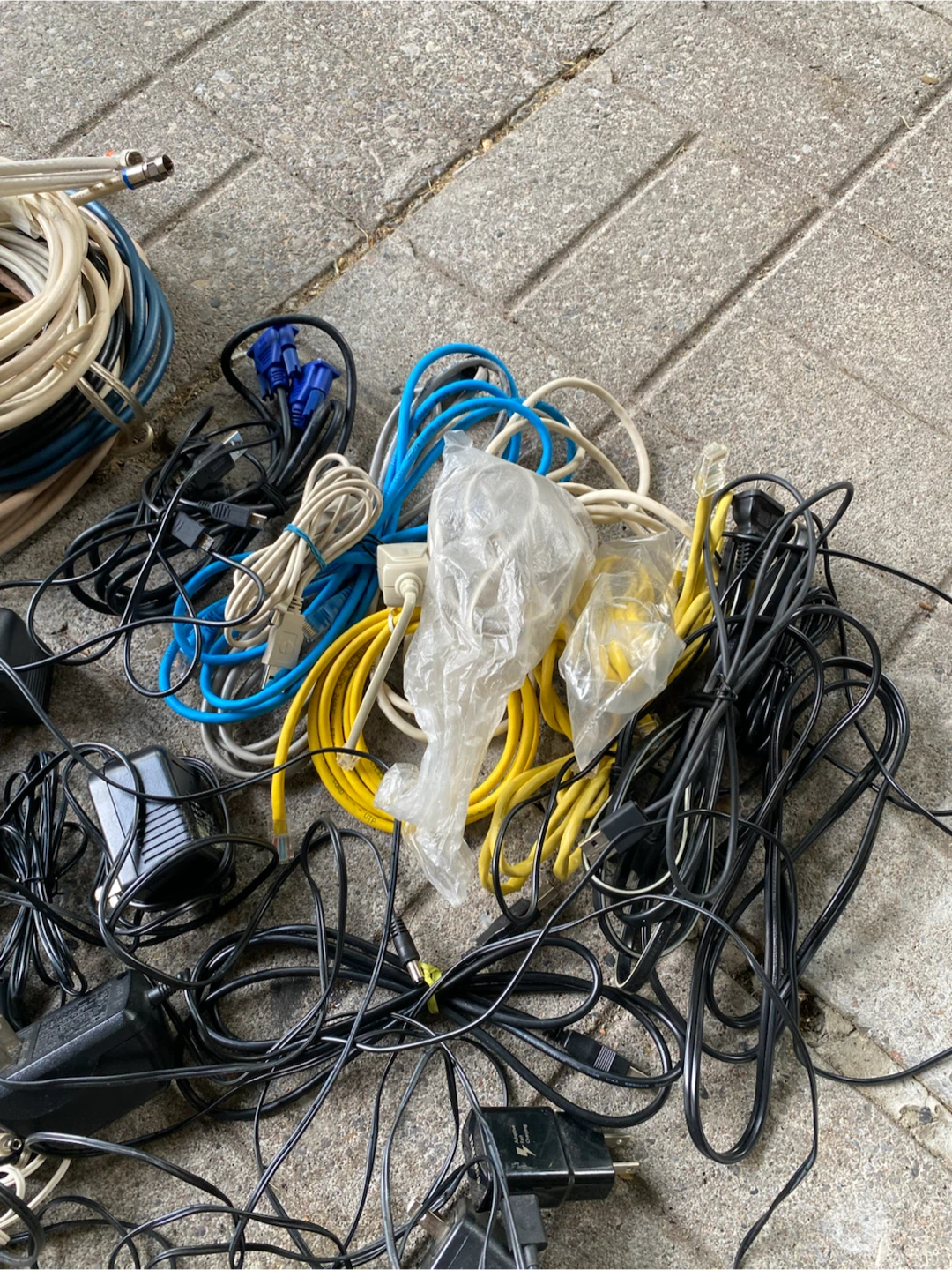 Assorted Electronics Cables and Power Adapters - photo 2