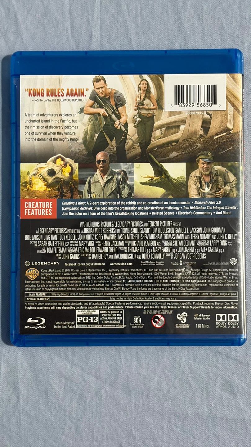 Kong: Skull Island Blu-Ray + DVD - photo 2