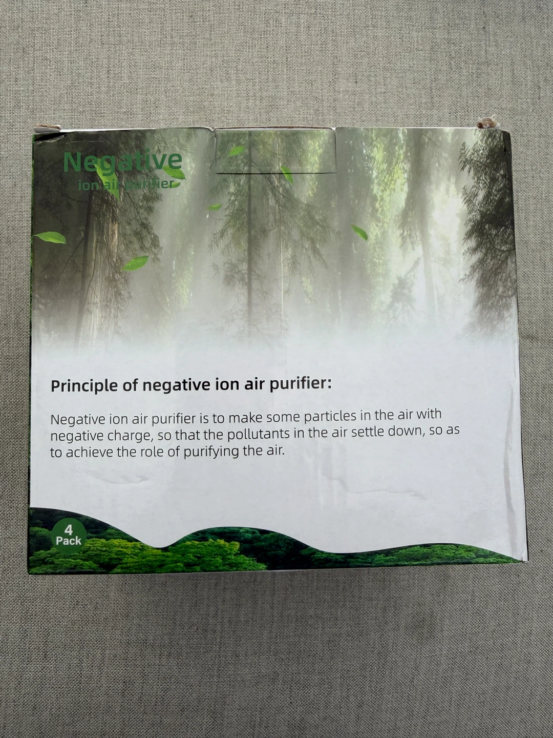 4-pack of negative ion air purifiers - photo 3
