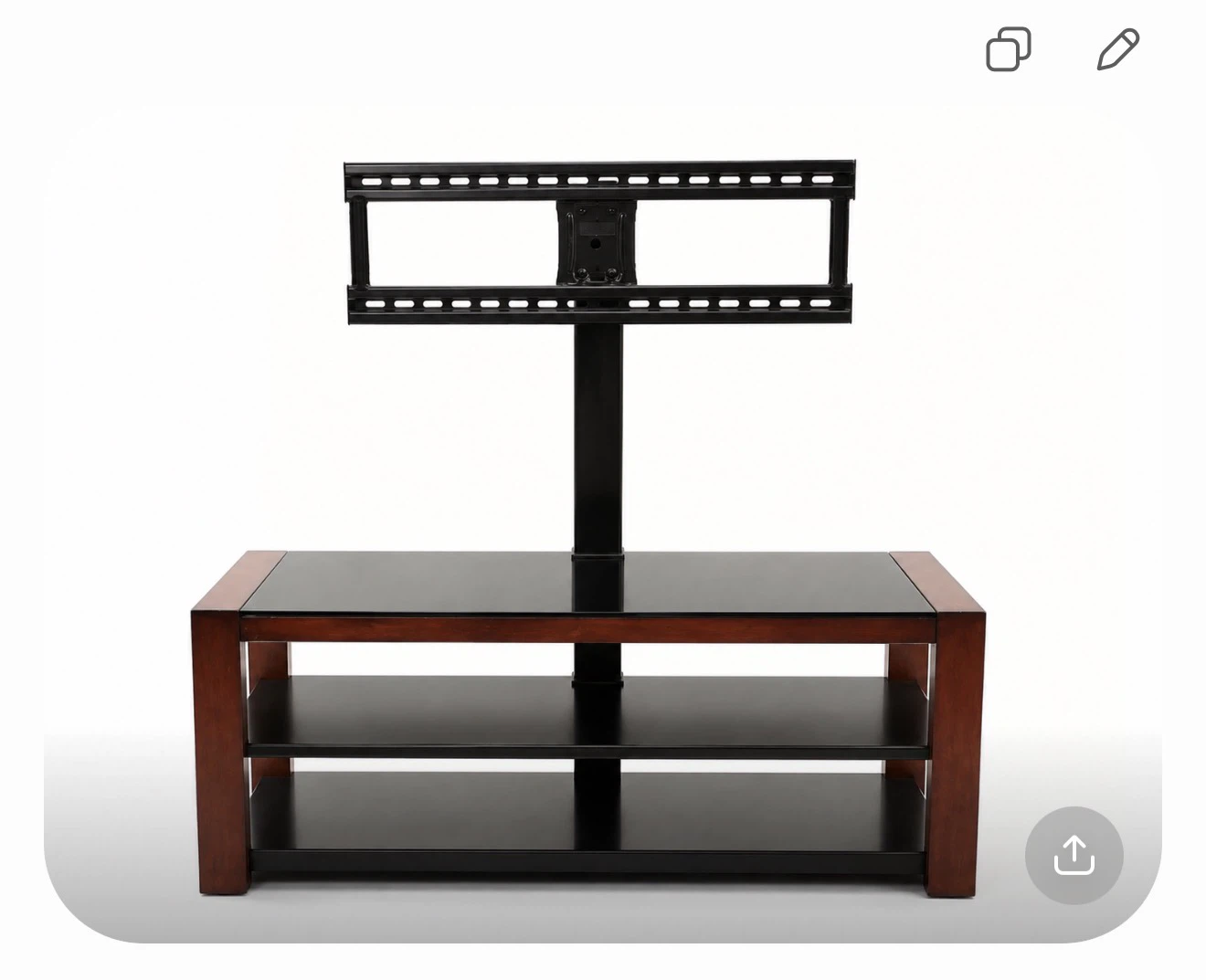 TV Stand with Adjustable Mount