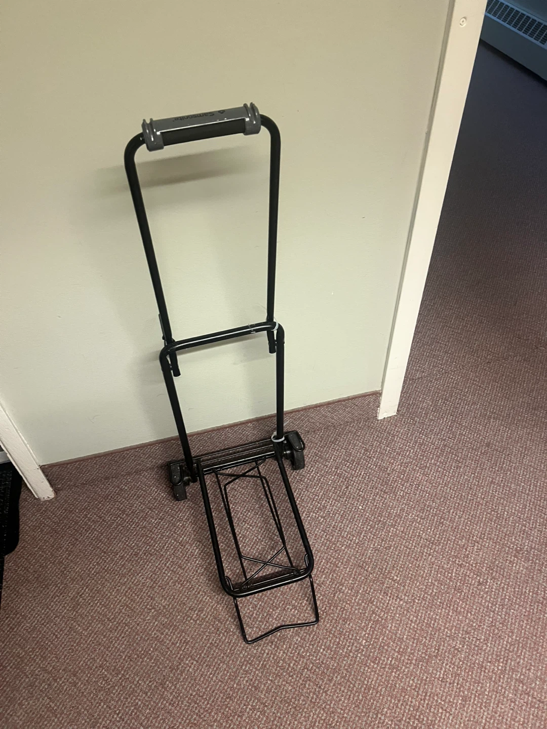 Black Folding Shopping Cart