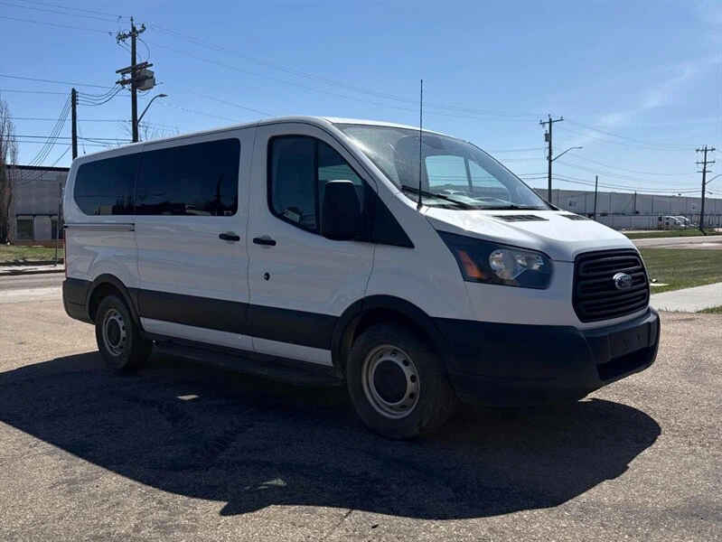 White Ford Transit Passenger Van - photo 3