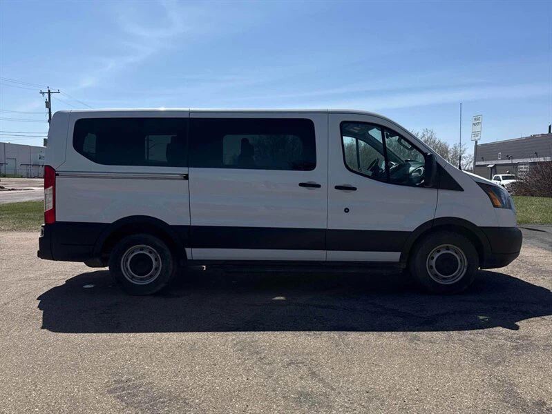 White Ford Transit Passenger Van - photo 4