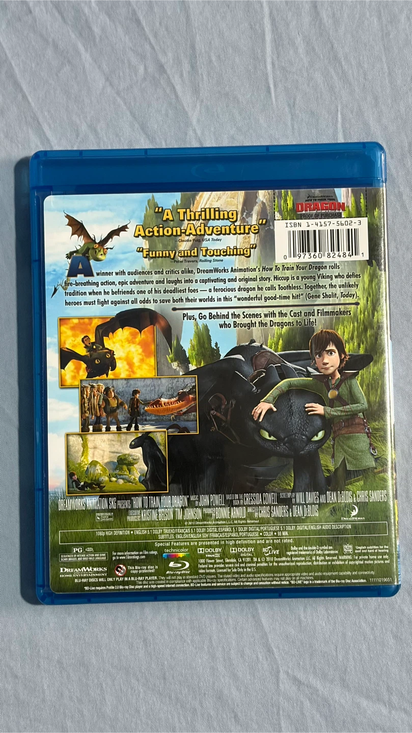 How to Train Your Dragon Blu-ray - photo 2