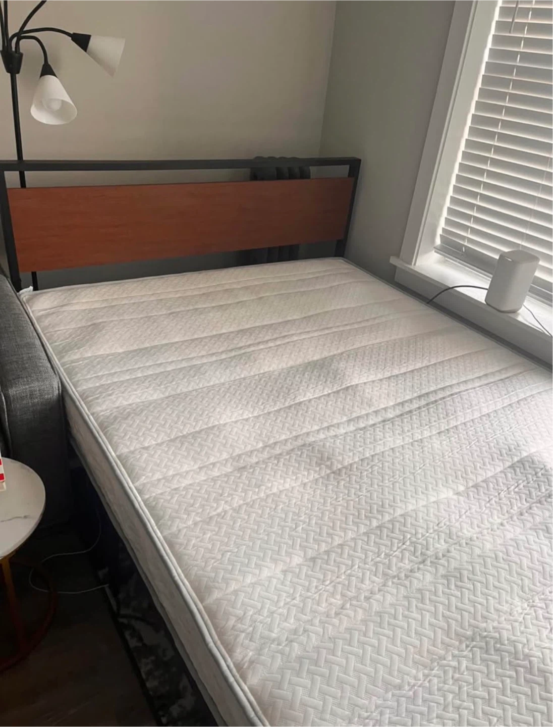 Queen Bed Frame with Mattress
