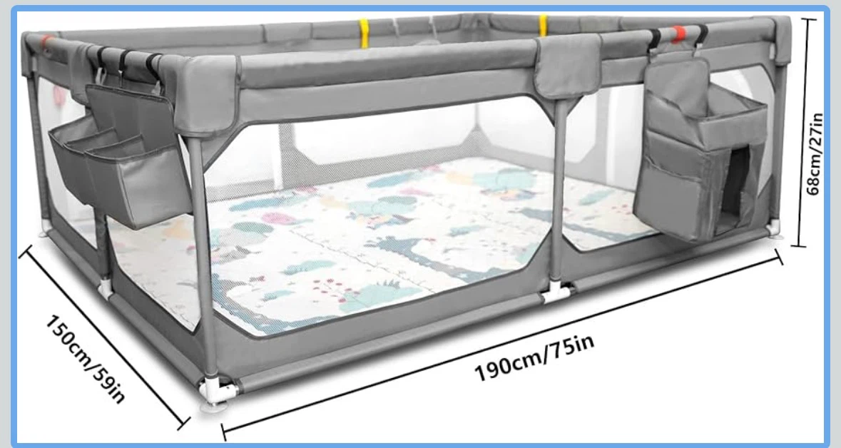 BABY PORTABLE LARGE PLAYPEN