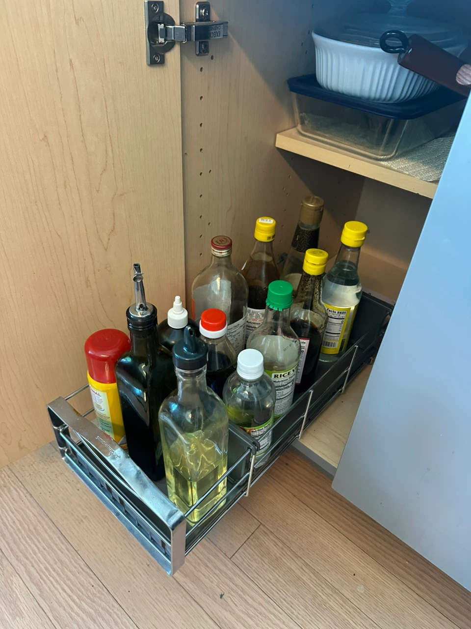 Pull-Out Cabinet Organizer 9”