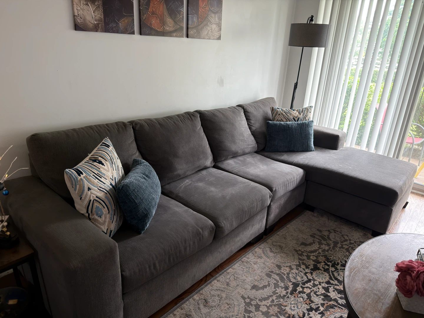 Grey Sectional Sofa - photo 2