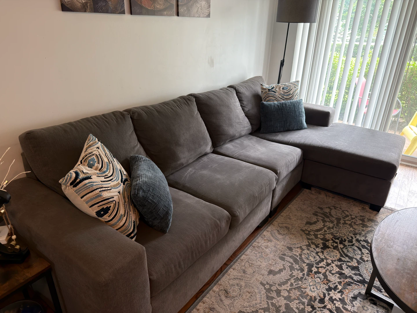 Grey Sectional Sofa - photo 5