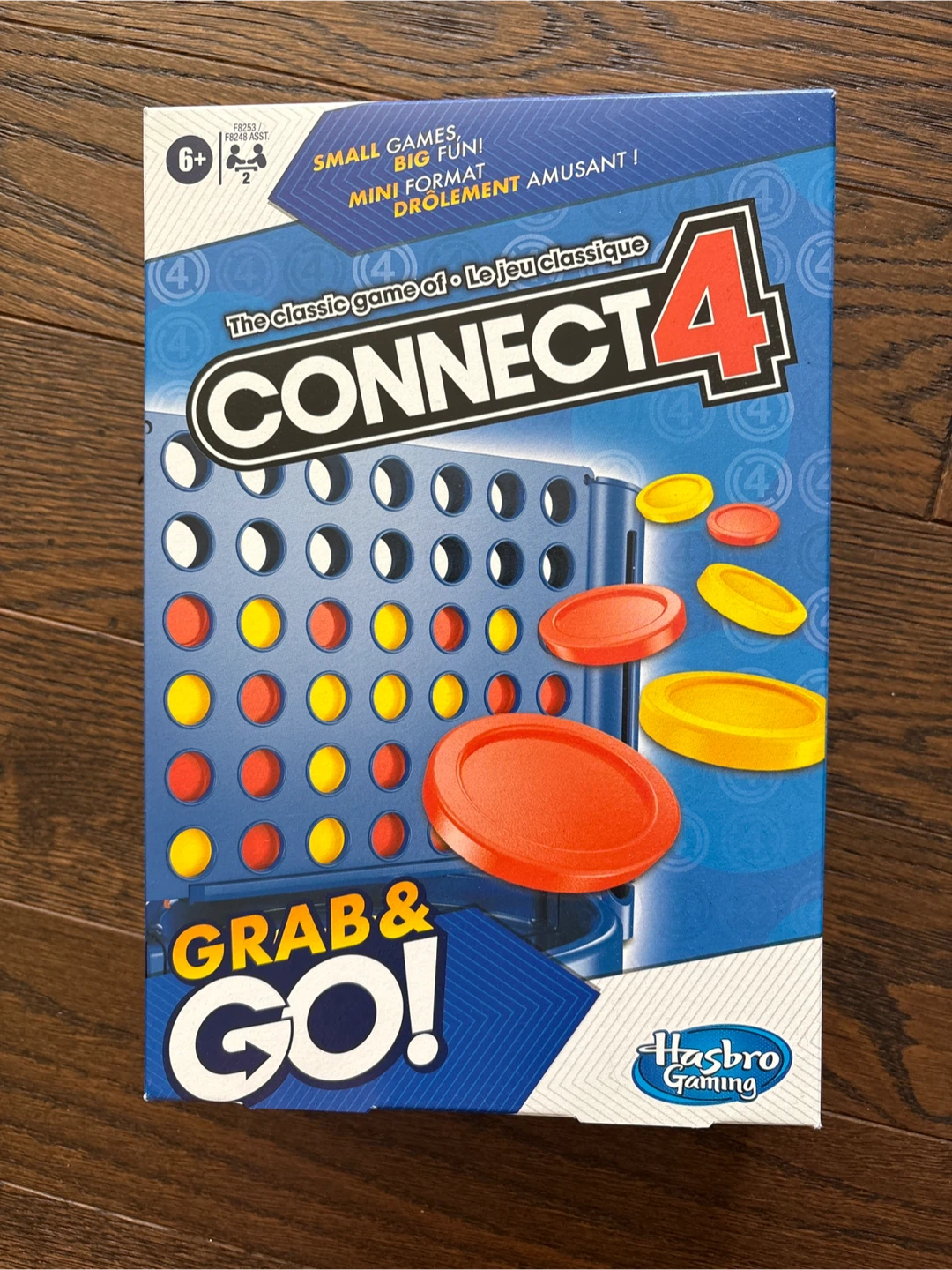 Hasbro Gaming Connect 4 Grab & Go Mini Game