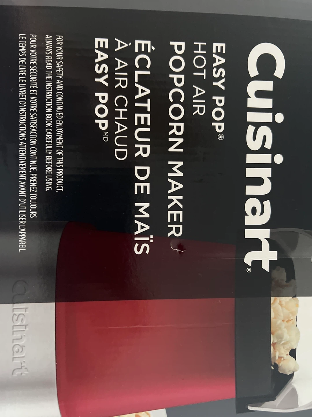 Cuisinart Easy Pop Hot Air Popcorn Maker - photo 4