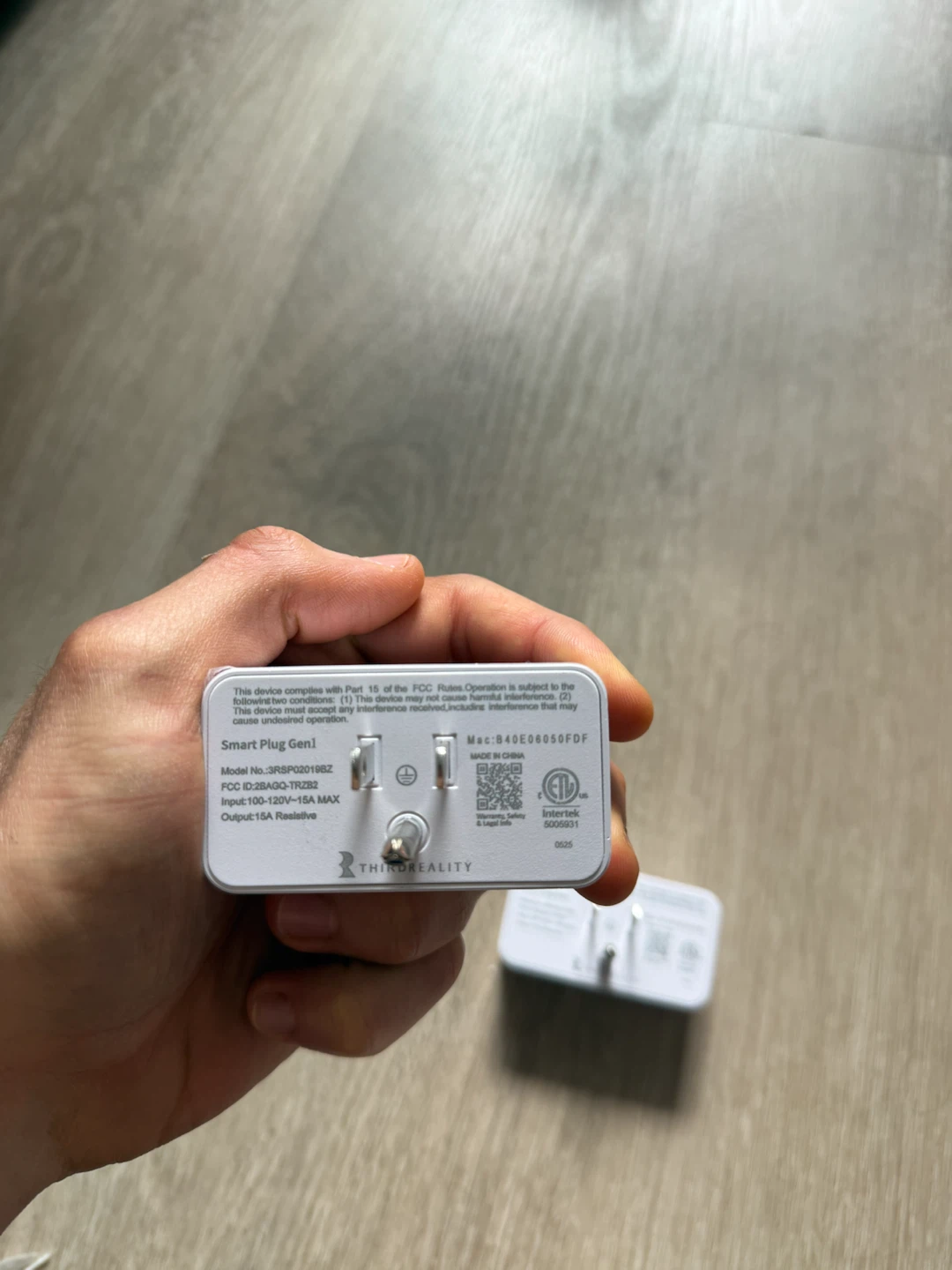 4 x  Thirdreality smart plugs