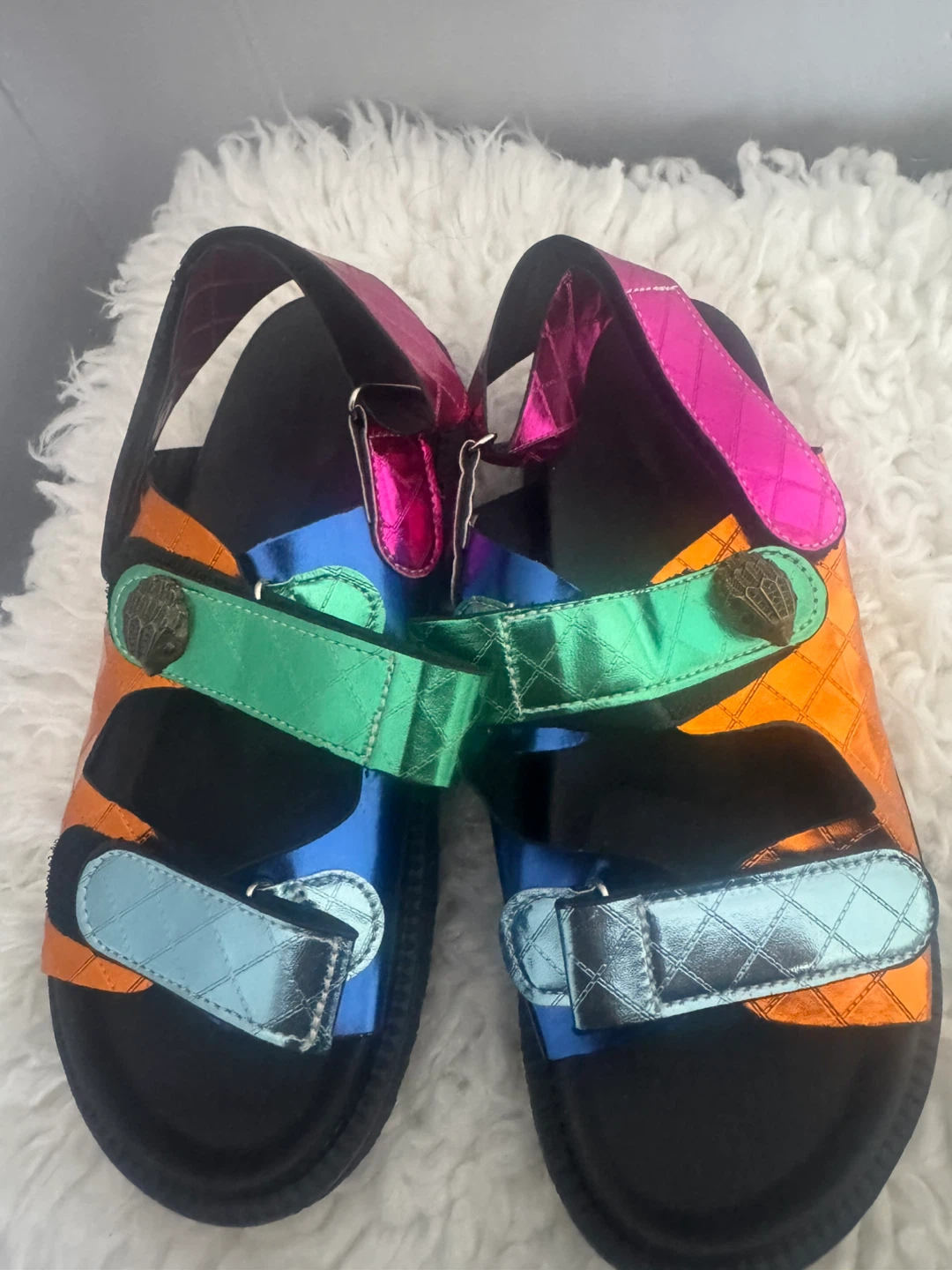 Kurt Geiger Rainbow Metallic Sandals - photo 2