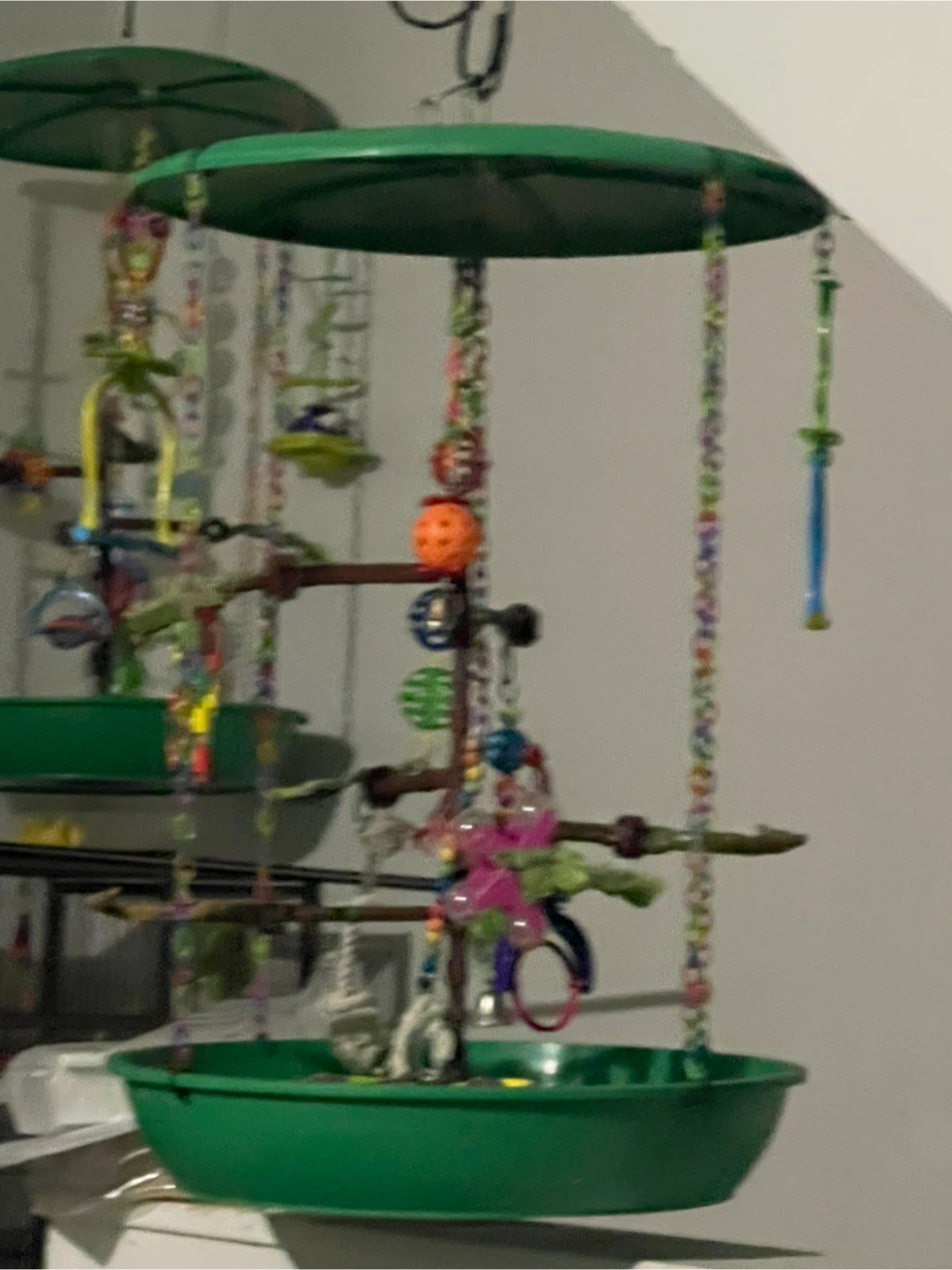 Bird Play Stand with Perches and Toys - photo 2