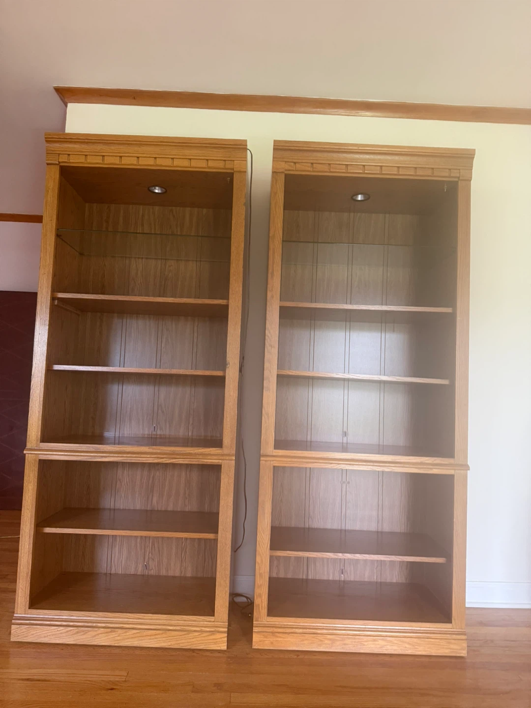 Set of 2 Wooden Bookcases - photo 3
