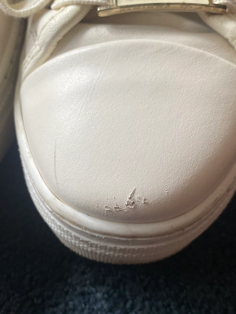 Valentino Leather Sneakers - White - photo 2