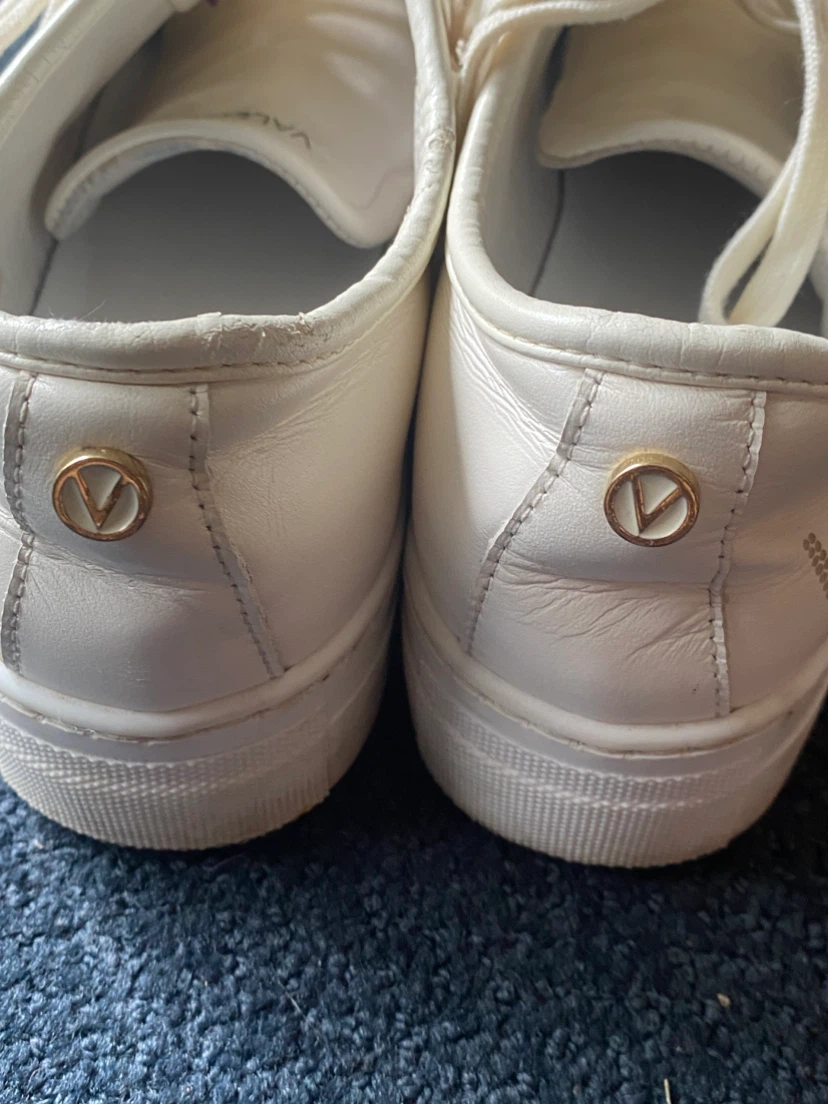 Valentino Leather Sneakers - White - photo 3