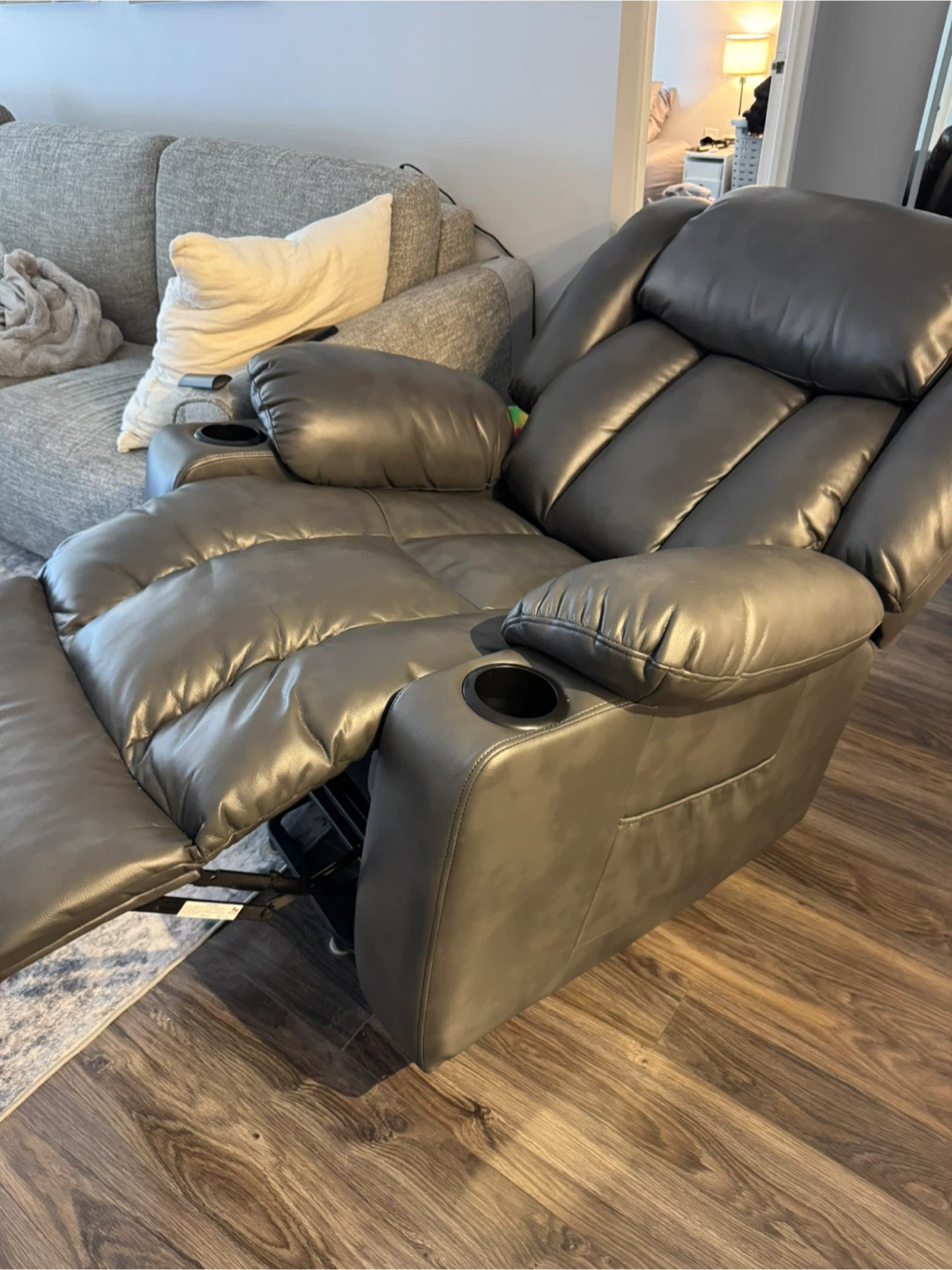 Power Lift Recliner - Grey - photo 4