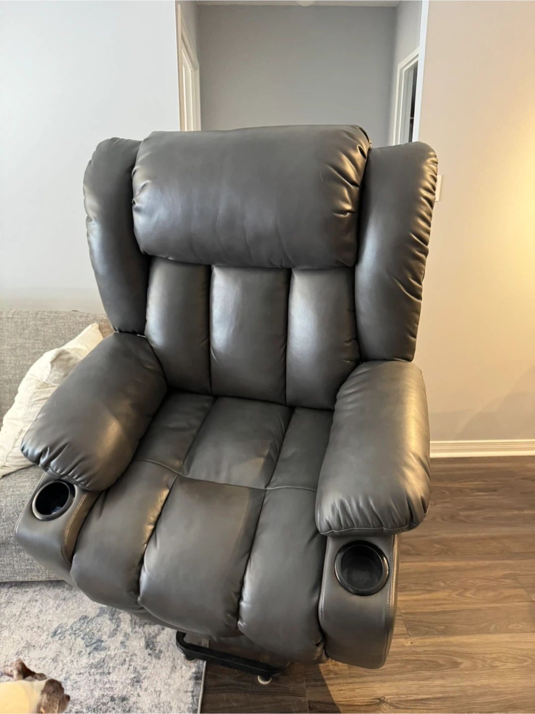 Power Lift Recliner - Grey - photo 5