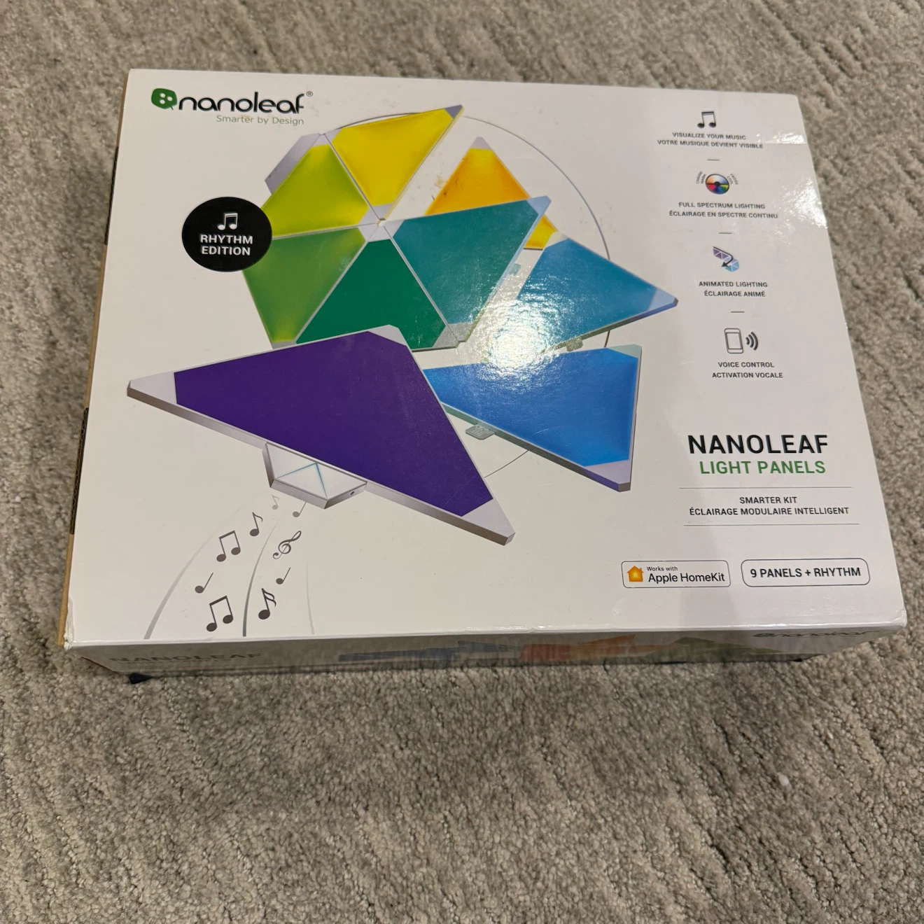 Nanoleaf Light Panels - 9 Panels + Rhythm Edition