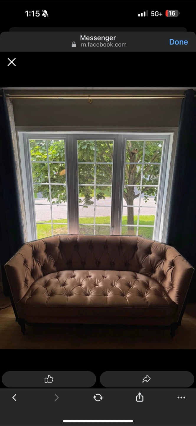Ralph Lauren Tufted Sofa