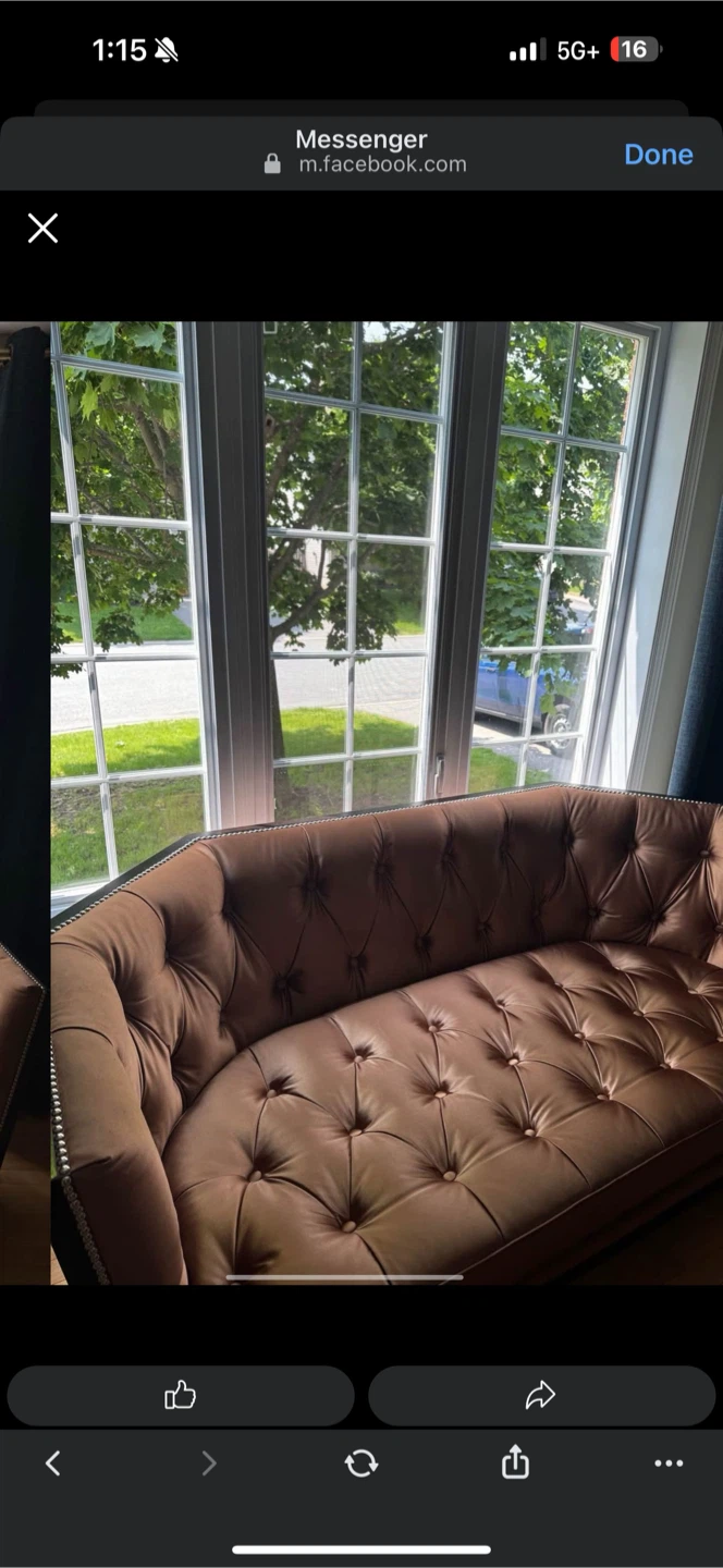 Ralph Lauren Tufted Sofa - photo 2