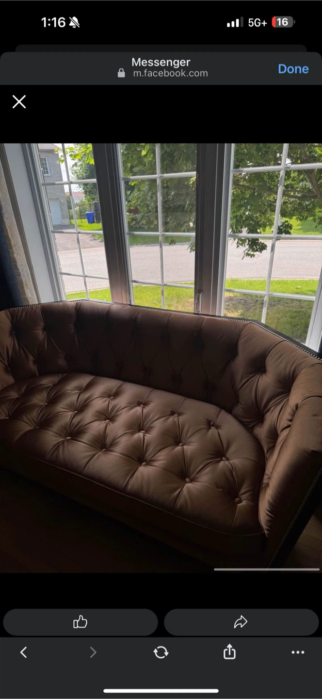 Ralph Lauren Tufted Sofa - photo 3
