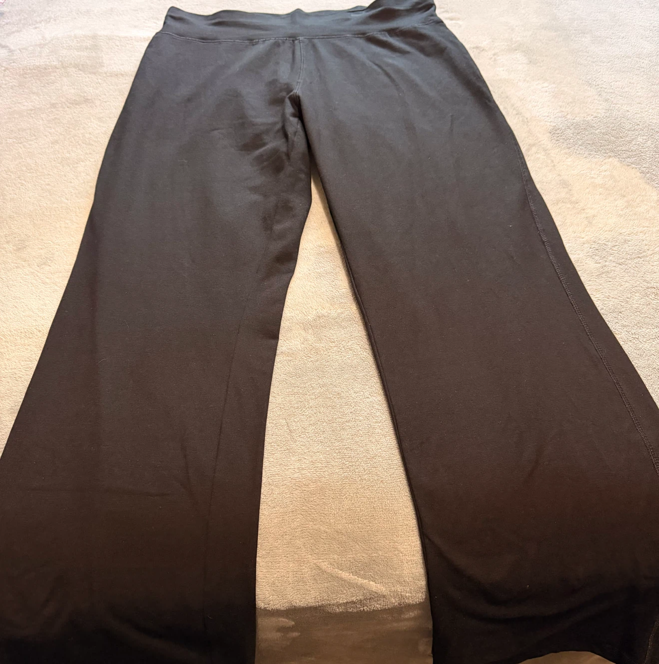 Black Wide Leg Yoga Pants - Size 2X - photo 2