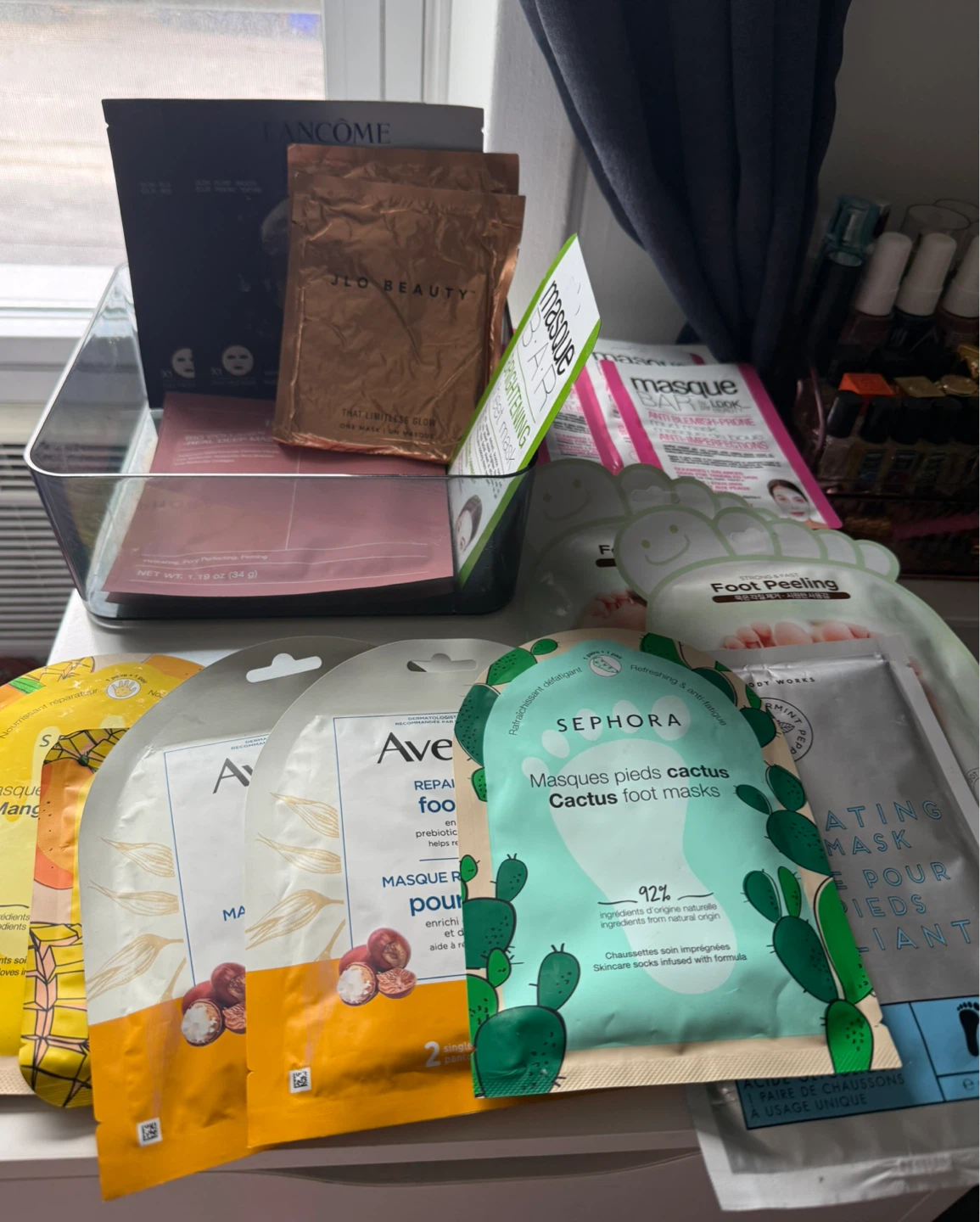 Assorted Face Masks: Lancome, JLo Beauty, Sephora, Aveeno & More