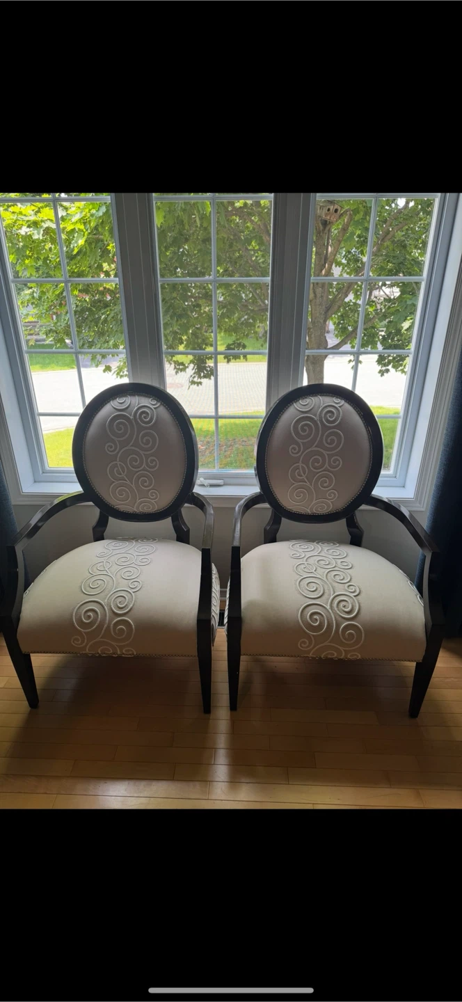 Marge Carson designer chairs
