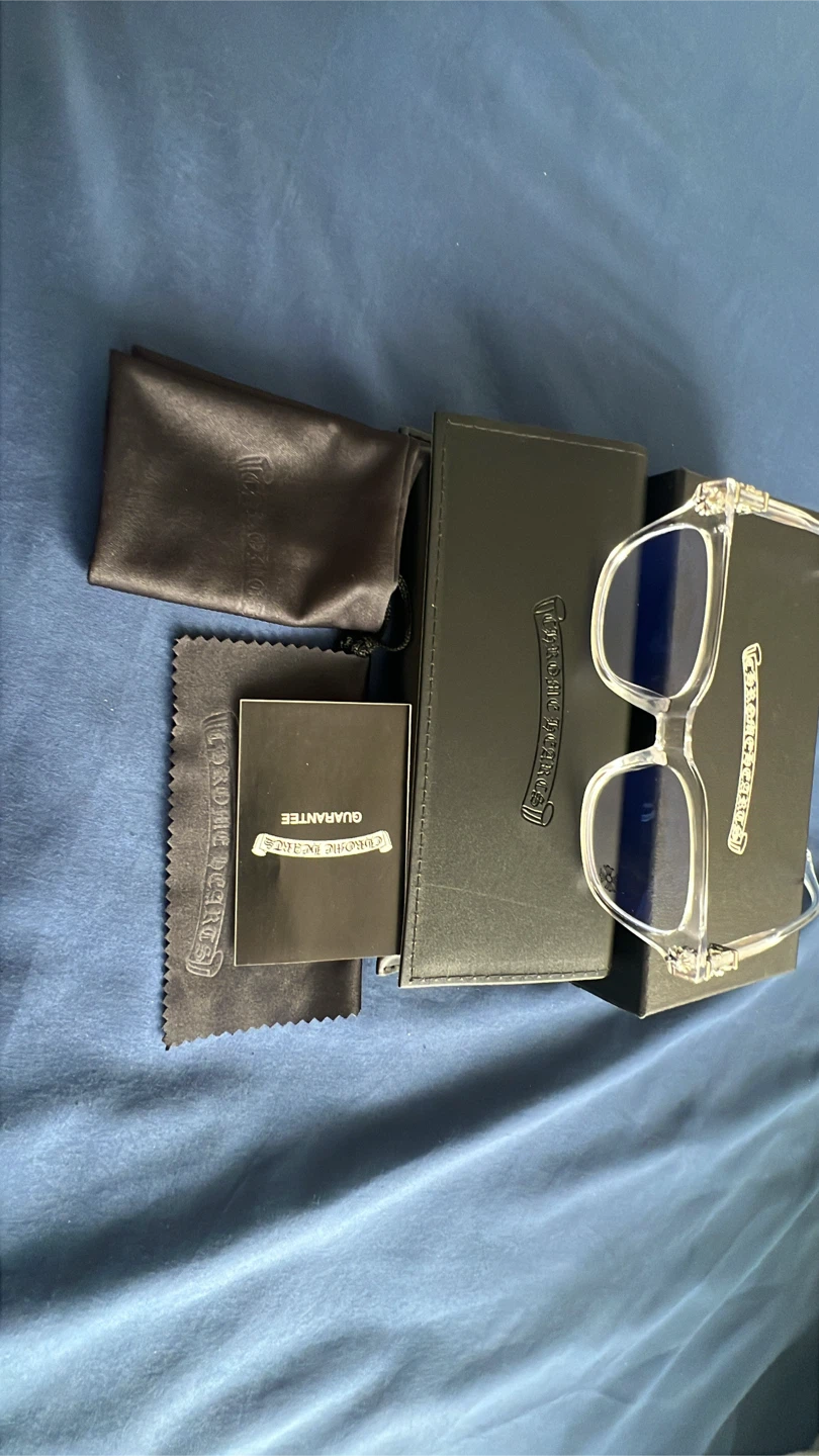 Chrome Hearts Clear Frame Glasses